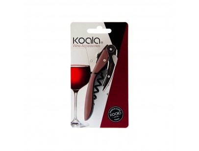 Koala High Tech Wine Opener - Burgundy Red - Corkscrew